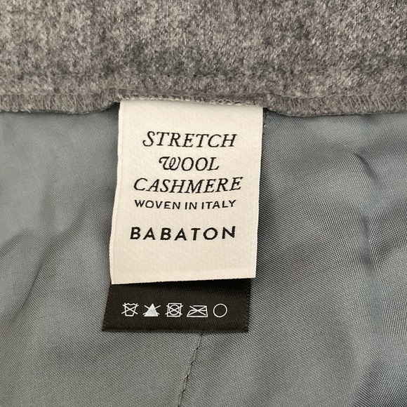 BABATON grey wool cashmere pants size 6 - Picture 4 of 8